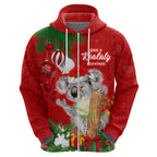 personalised-koala-lover-hoodie-australia-koalaty-merry-christmas-aboriginal