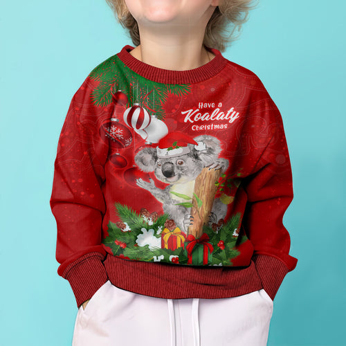personalised-koala-lover-kid-ugly-christmas-sweater-australia-koalaty-merry-christmas-aboriginal
