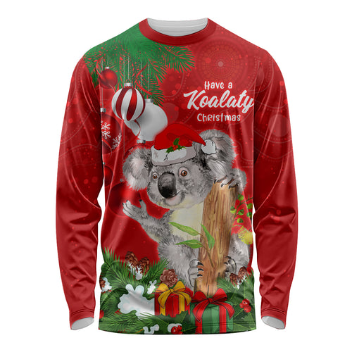 personalised-koala-lover-long-sleeve-shirt-australia-koalaty-merry-christmas-aboriginal