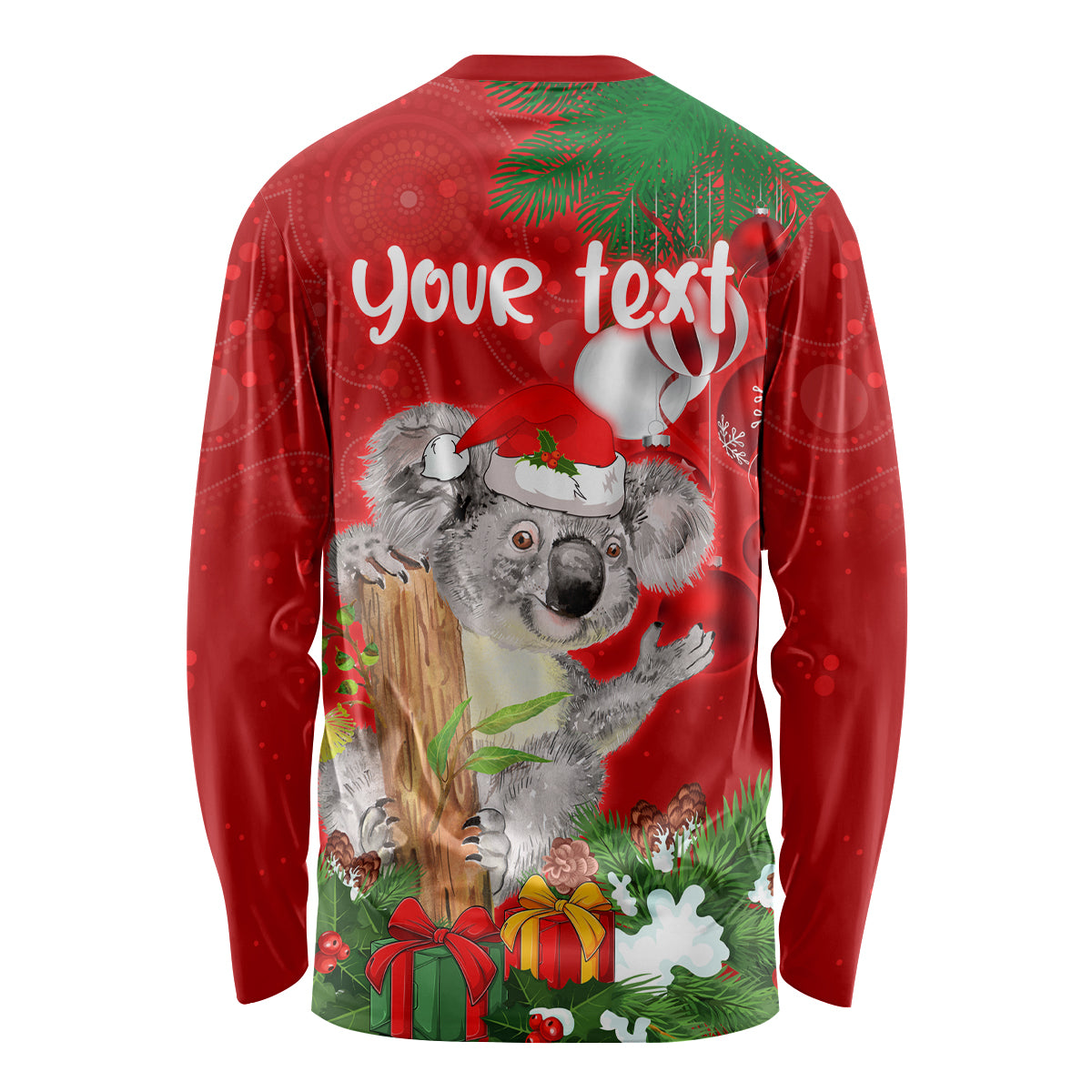 personalised-koala-lover-long-sleeve-shirt-australia-koalaty-merry-christmas-aboriginal