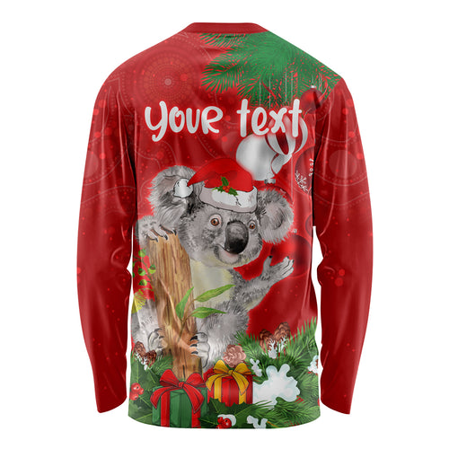 personalised-koala-lover-long-sleeve-shirt-australia-koalaty-merry-christmas-aboriginal