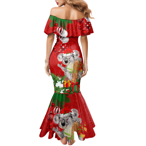 personalised-koala-lover-mermaid-dress-australia-koalaty-merry-christmas-aboriginal