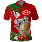 personalised-koala-lover-polo-shirt-australia-koalaty-merry-christmas-aboriginal