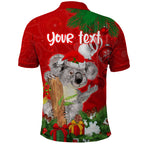 personalised-koala-lover-polo-shirt-australia-koalaty-merry-christmas-aboriginal