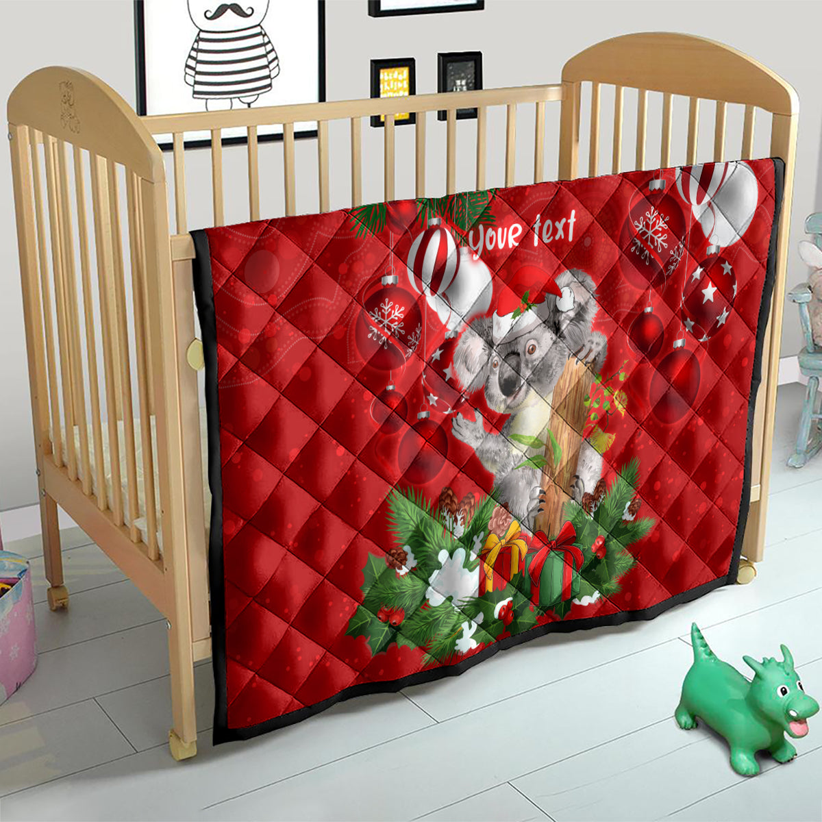 personalised-koala-lover-quilt-australia-koalaty-merry-christmas-aboriginal