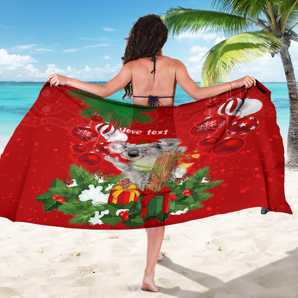 personalised-koala-lover-sarong-australia-koalaty-merry-christmas-aboriginal