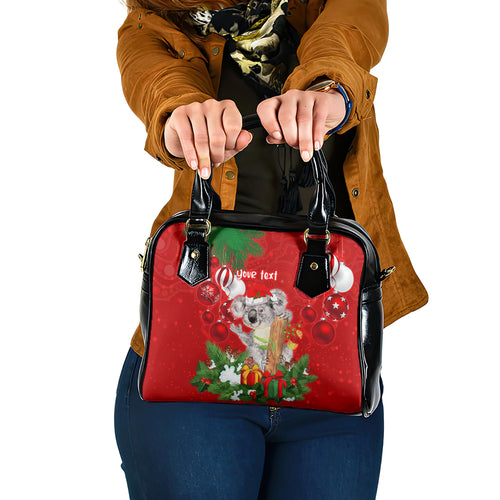 personalised-koala-lover-shoulder-handbag-australia-koalaty-merry-christmas-aboriginal