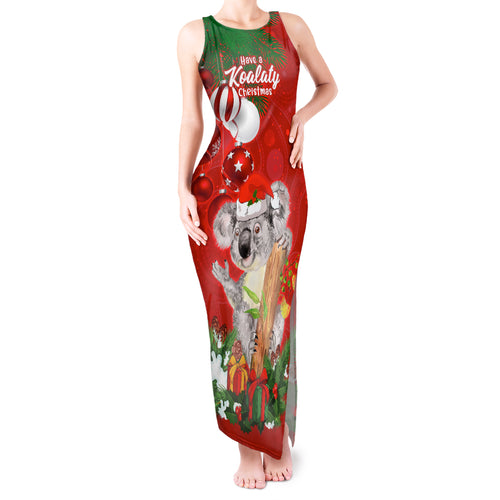 personalised-koala-lover-tank-maxi-dress-australia-koalaty-merry-christmas-aboriginal