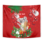 personalised-koala-lover-tapestry-australia-koalaty-merry-christmas-aboriginal