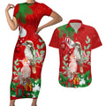 kookaburra-lover-couples-matching-short-sleeve-bodycon-dress-and-hawaiian-shirt-australia-koalaty-merry-christmas-aboriginal
