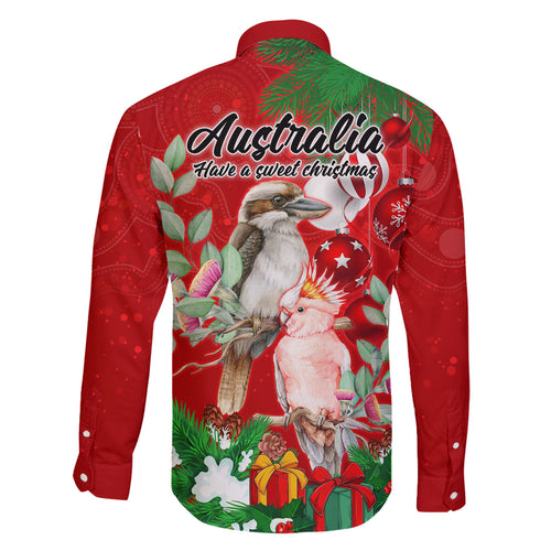 kookaburra-lover-family-matching-mermaid-dress-and-hawaiian-shirt-australia-koalaty-merry-christmas-aboriginal