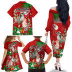 kookaburra-lover-family-matching-off-shoulder-long-sleeve-dress-and-hawaiian-shirt-australia-koalaty-merry-christmas-aboriginal