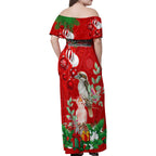 kookaburra-lover-family-matching-off-shoulder-maxi-dress-and-hawaiian-shirt-australia-koalaty-merry-christmas-aboriginal