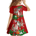 kookaburra-lover-family-matching-off-shoulder-short-dress-and-hawaiian-shirt-australia-koalaty-merry-christmas-aboriginal