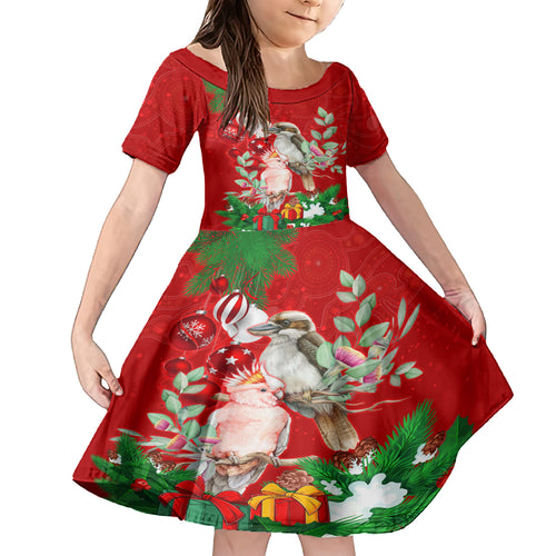 kookaburra-lover-family-matching-puletasi-dress-and-hawaiian-shirt-australia-koalaty-merry-christmas-aboriginal