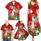 kookaburra-lover-family-matching-summer-maxi-dress-and-hawaiian-shirt-australia-koalaty-merry-christmas-aboriginal
