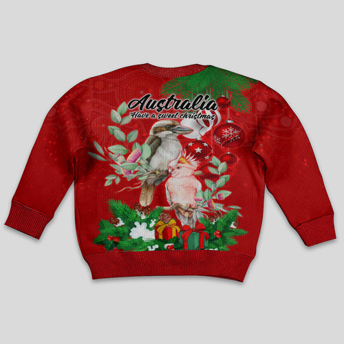 kookaburra-lover-kid-ugly-christmas-sweater-australia-koalaty-merry-christmas-aboriginal