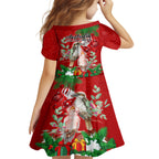 kookaburra-lover-kid-short-sleeve-dress-australia-koalaty-merry-christmas-aboriginal