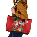 kookaburra-lover-leather-tote-bag-australia-koalaty-merry-christmas-aboriginal