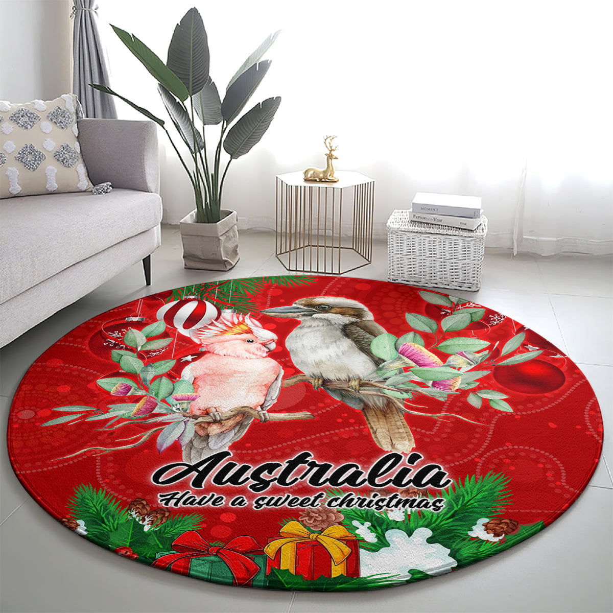 kookaburra-lover-round-carpet-australia-koalaty-merry-christmas-aboriginal