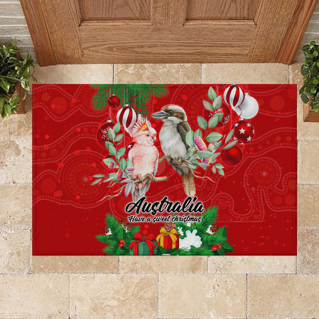 kookaburra-lover-rubber-doormat-australia-koalaty-merry-christmas-aboriginal