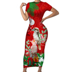 kookaburra-lover-short-sleeve-bodycon-dress-australia-koalaty-merry-christmas-aboriginal