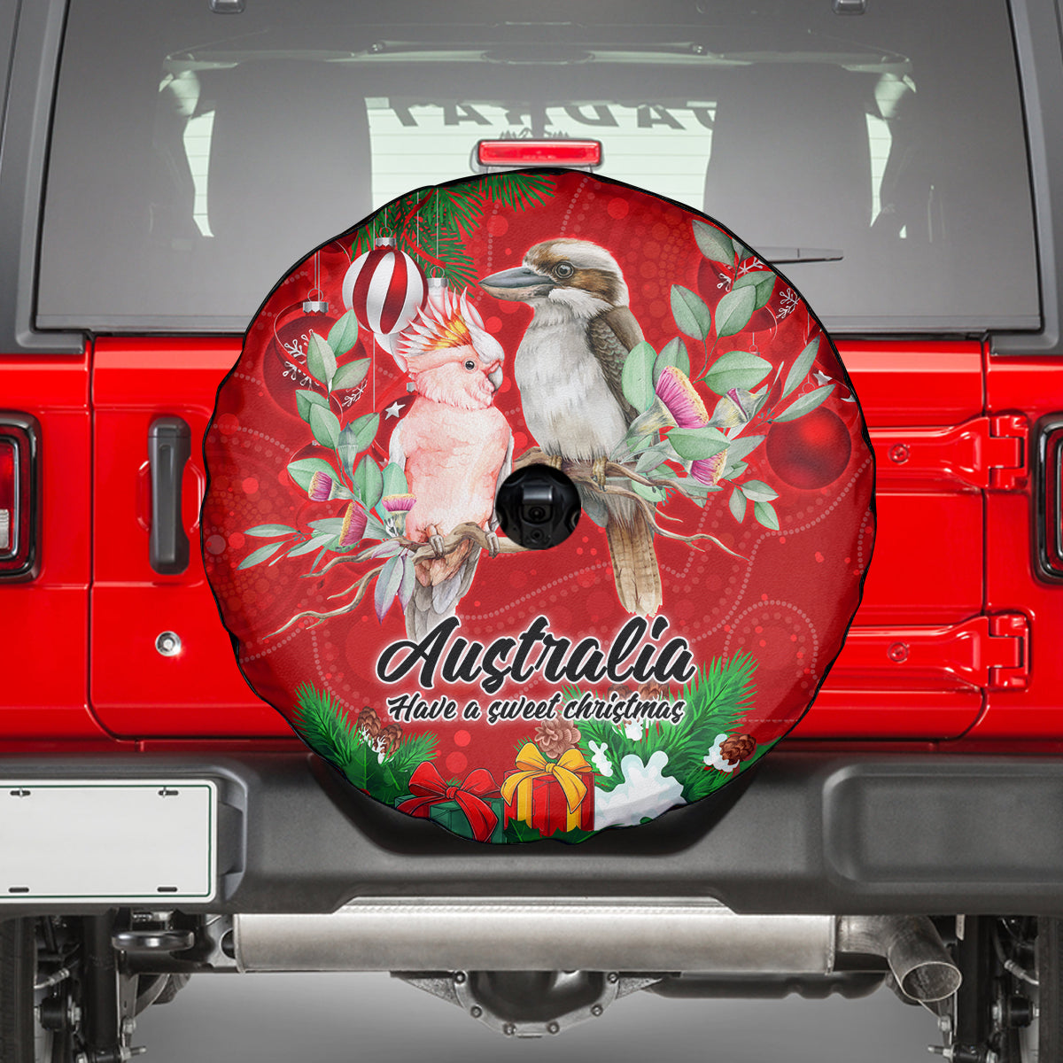 kookaburra-lover-spare-tire-cover-australia-koalaty-merry-christmas-aboriginal