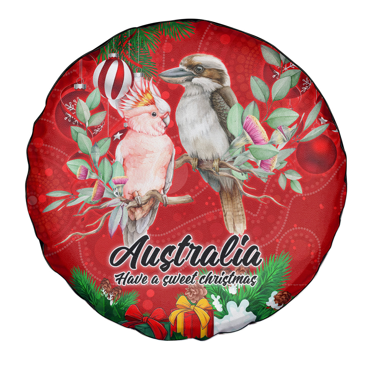 kookaburra-lover-spare-tire-cover-australia-koalaty-merry-christmas-aboriginal