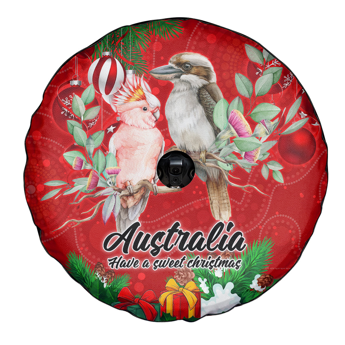 kookaburra-lover-spare-tire-cover-australia-koalaty-merry-christmas-aboriginal