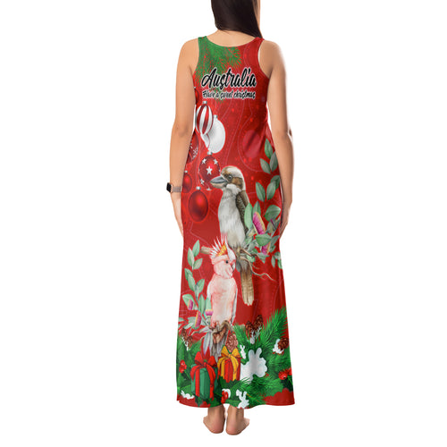 kookaburra-lover-tank-maxi-dress-australia-koalaty-merry-christmas-aboriginal