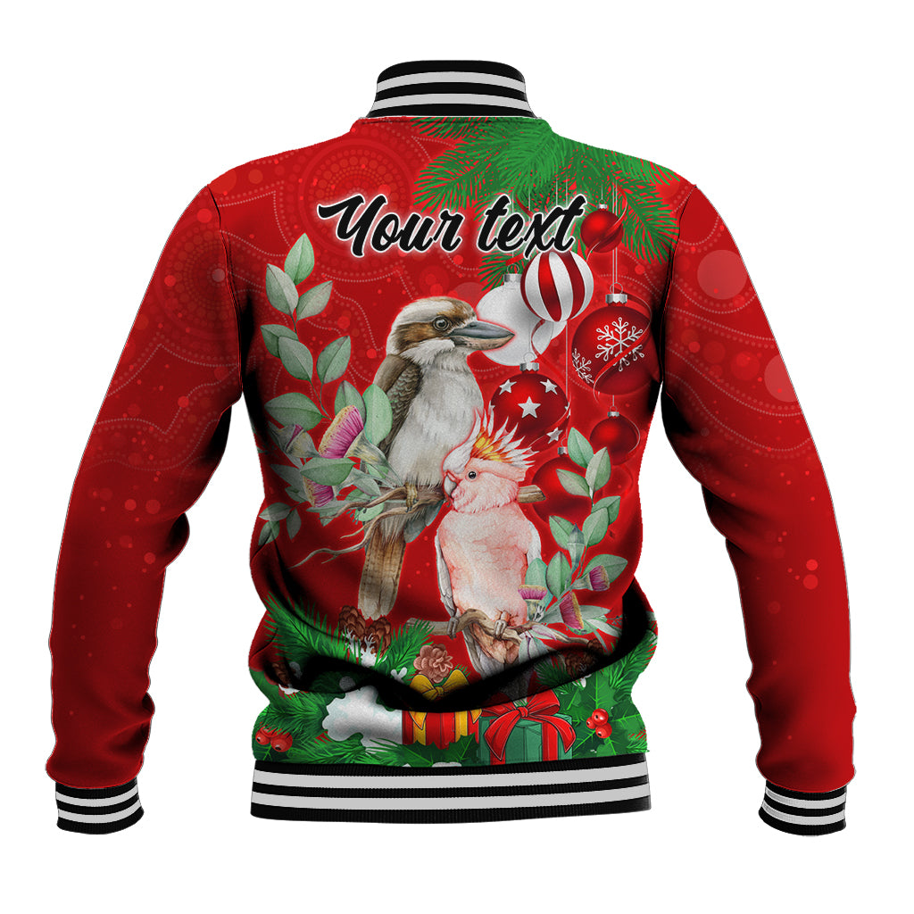 personalised-kookaburra-lover-baseball-jacket-australia-merry-christmas-aboriginal-red-style