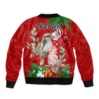 personalised-kookaburra-lover-bomber-jacket-australia-merry-christmas-aboriginal-red-style
