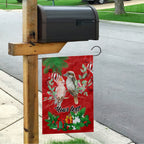 personalised-kookaburra-lover-garden-flag-australia-merry-christmas-aboriginal-red-style