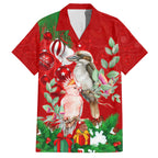 personalised-kookaburra-lover-hawaiian-shirt-australia-merry-christmas-aboriginal-red-style