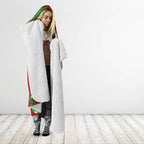 personalised-kookaburra-lover-hooded-blanket-australia-merry-christmas-aboriginal-red-style