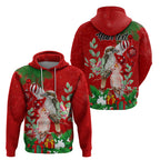 personalised-kookaburra-lover-hoodie-australia-merry-christmas-aboriginal-red-style