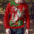personalised-kookaburra-lover-ugly-christmas-sweater-australia-merry-christmas-aboriginal-red-style
