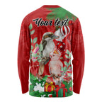 personalised-kookaburra-lover-long-sleeve-shirt-australia-merry-christmas-aboriginal-red-style