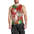 personalised-kookaburra-lover-men-tank-top-australia-merry-christmas-aboriginal-red-style