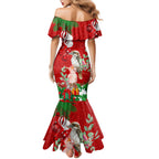 personalised-kookaburra-lover-mermaid-dress-australia-merry-christmas-aboriginal-red-style