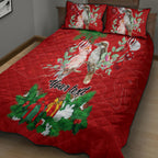 personalised-kookaburra-lover-quilt-bed-set-australia-merry-christmas-aboriginal-red-style