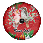 personalised-kookaburra-lover-spare-tire-cover-australia-merry-christmas-aboriginal-red-style