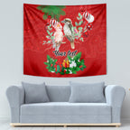 personalised-kookaburra-lover-tapestry-australia-merry-christmas-aboriginal-red-style