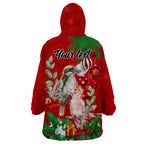 personalised-kookaburra-lover-wearable-blanket-hoodie-australia-merry-christmas-aboriginal-red-style