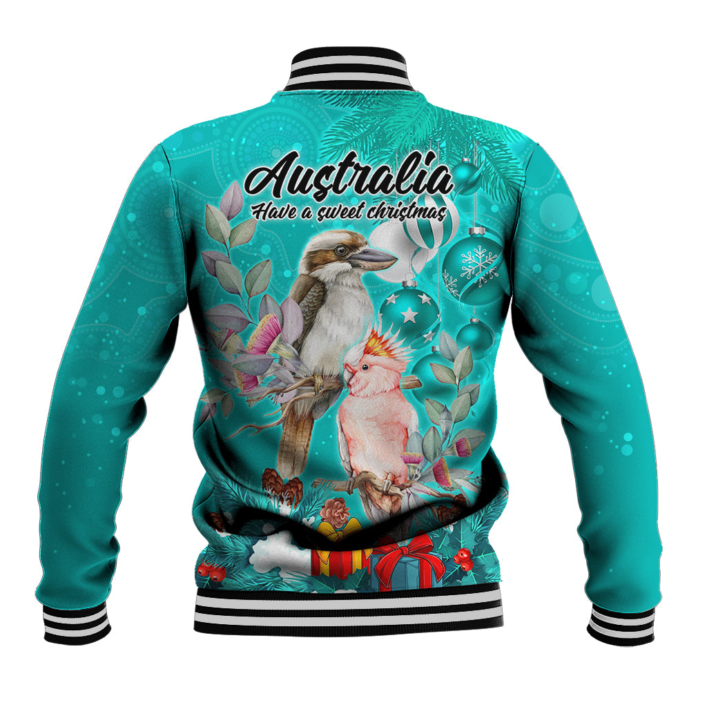 kookaburra-and-cockatoo-baseball-jacket-australia-merry-christmas-aboriginal-teal-style