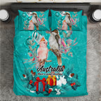 kookaburra-and-cockatoo-bedding-set-australia-merry-christmas-aboriginal-teal-style