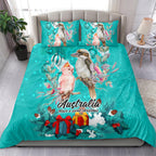 kookaburra-and-cockatoo-bedding-set-australia-merry-christmas-aboriginal-teal-style