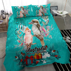 kookaburra-and-cockatoo-bedding-set-australia-merry-christmas-aboriginal-teal-style