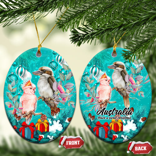 kookaburra-and-cockatoo-ceramic-ornament-australia-merry-christmas-aboriginal-teal-style