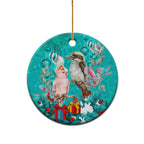 kookaburra-and-cockatoo-ceramic-ornament-australia-merry-christmas-aboriginal-teal-style